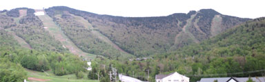 A little patch of snow is still visible at Killington
