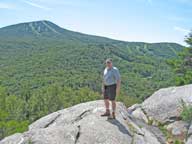 On Deers Leap Overlook with Pico in the background