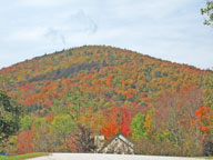 Great color in the mountains around Killington.