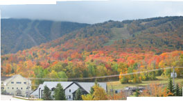 Bright colors on Ramshed and Snowdon Peaks