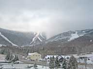 Killington Peak swathed in clouds