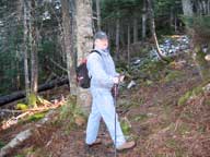 Bill in woods near Anarchy.