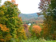 Coulton Pond from the 16th Tee at Green Mountain National Golf Course