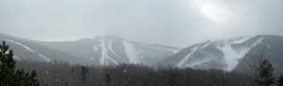 Killington making snow on Snowdon to K1 Base Lodge