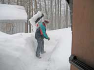 Shoveling snow with my Ariens Snow Blower - NOT!