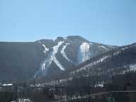 Killington Peak,  with full on sunshine.