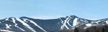 Killington Resort bathed in bright late winter sunshine!