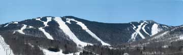 Killington Peak - bright sun - cold temperatures.