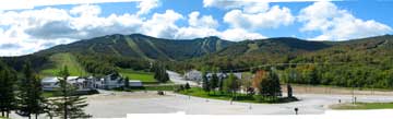 Killington absolutely resplendent with early fall colors.