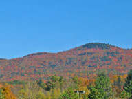 Fall Foliage as seen in Home Depot parking lot in Rutland VT