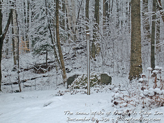 Snow scenes from around Killington Vermont, December 23, 2011