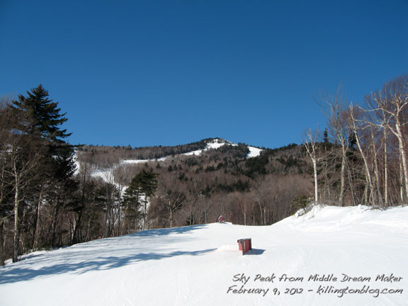 Snow scenes from around Killington Vermont, February 9, 2012