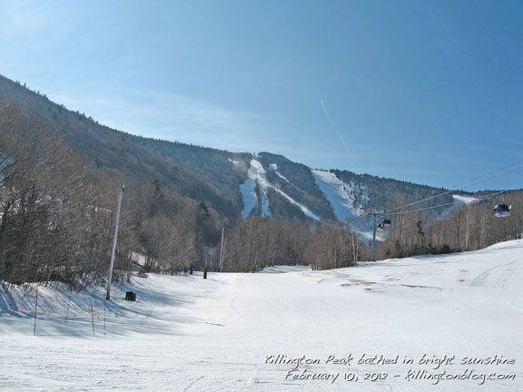 Snow scenes from around Killington Vermont, February 10, 2012