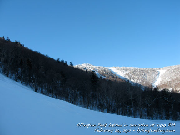 Snow scenes from around Killington Vermont, February 26, 2012