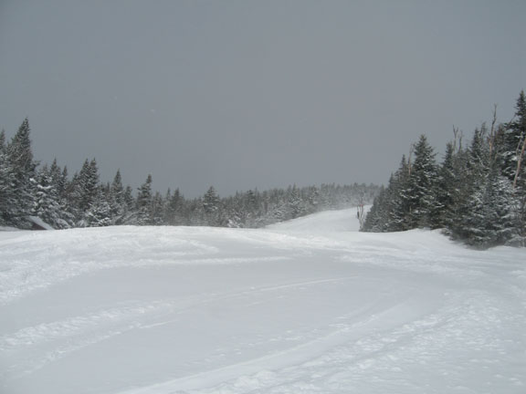 Mary and Nina in the powder at Killington Vermont, March 5, 2012