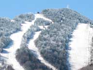 Snow covered Killington Peak