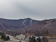 High Overcast drapes Killington Peak