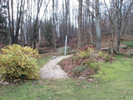 The new snowstake at the Birch Ridge Inn awaiting snow.