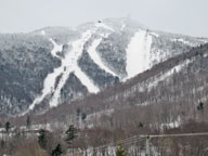 A foreboding Killington Peak loom over the countryside