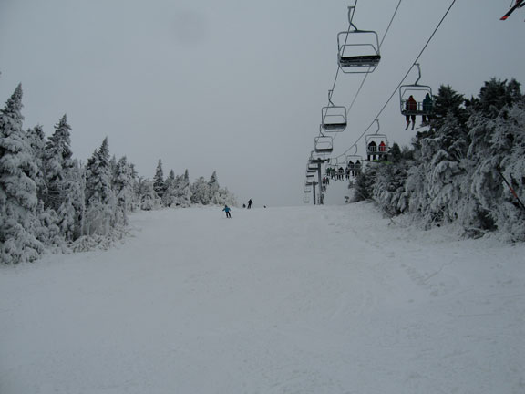 Looking up Rime below Great Northern