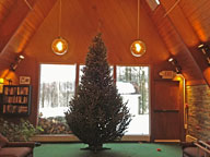 Birch Ridge Inn 2013 Christmas Tree taking center stage in the Great Room.