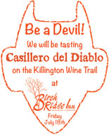 Be a Devil! at the Birch Ridge Inn on the Killington Wine Trail on Friday night.