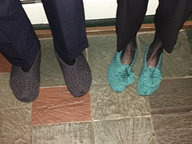 New slippers to ward off the coming cold nights