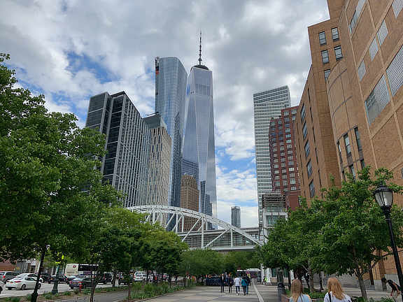 One World Trade Center near Wall Street